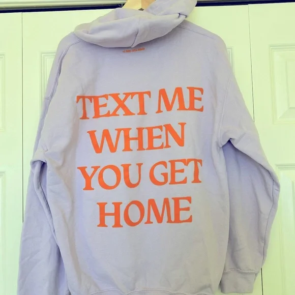 Lonely Ghost - Text Me When You Get Home Sweatshirt - Picture 2 of 2